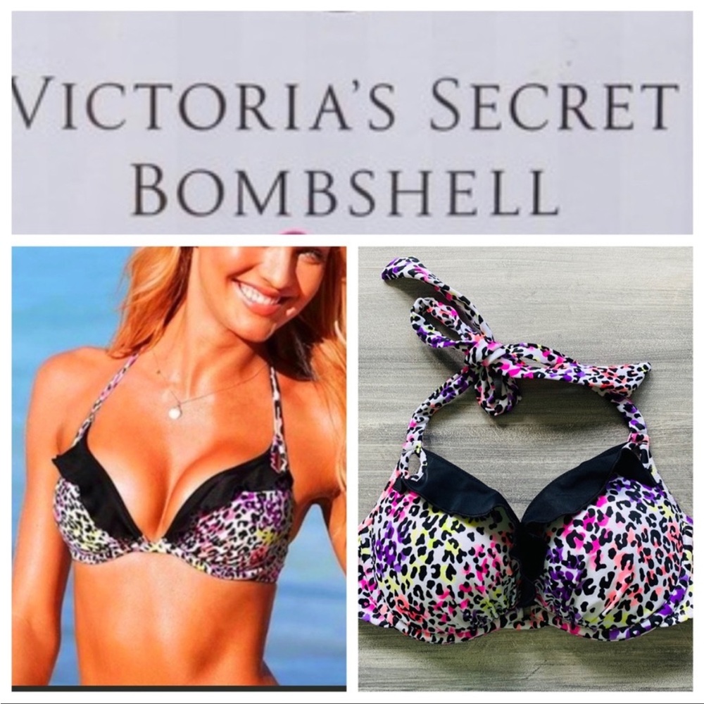 Victoria's Secret Multicolor Leopard Bikini